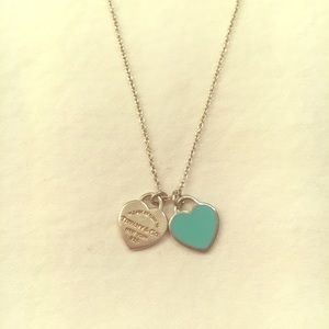 Tiffany & Co. Mini Double Heart Tag Pendant